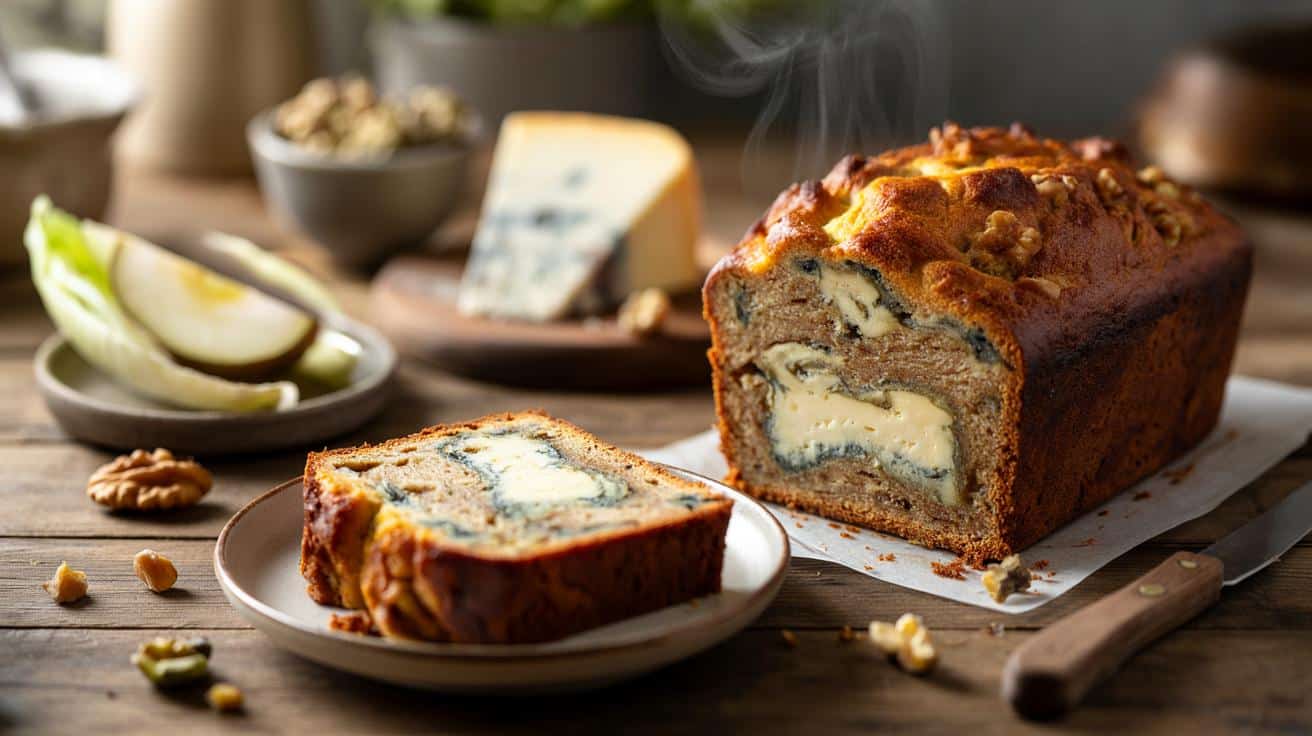 Wytrawne ciasto z serem pleśniowym i orzechami, szybsze niż quiche