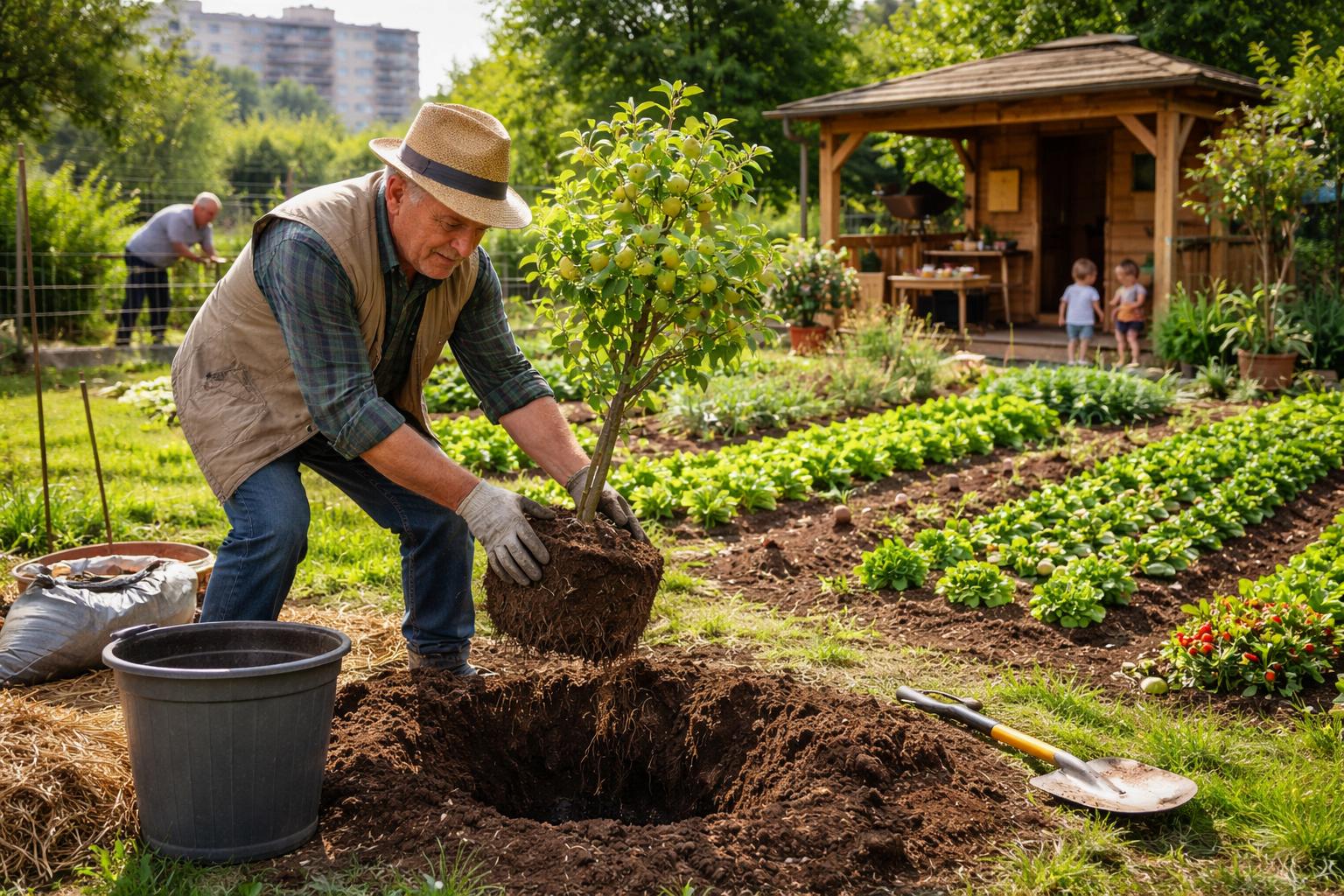 Z balkonu do ogrodu: jak przenieść drzewa owocowe do prawdziwej ziemi