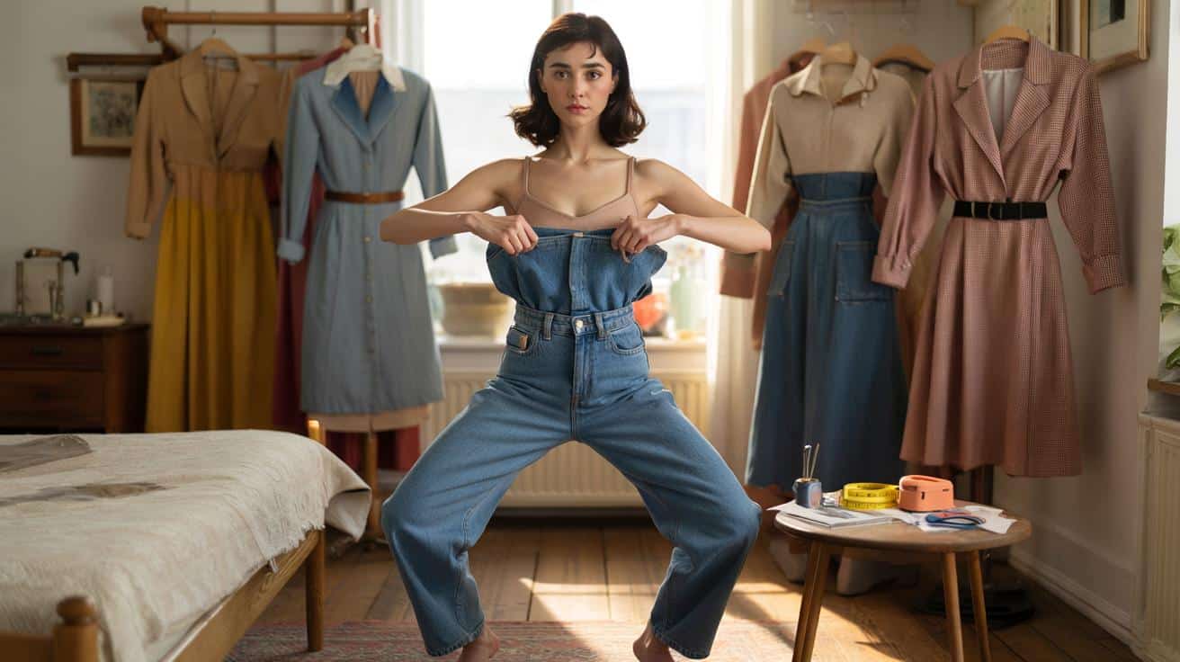 Za małe ubrania vintage? Prosty trik, który doda nawet jeden rozmiar