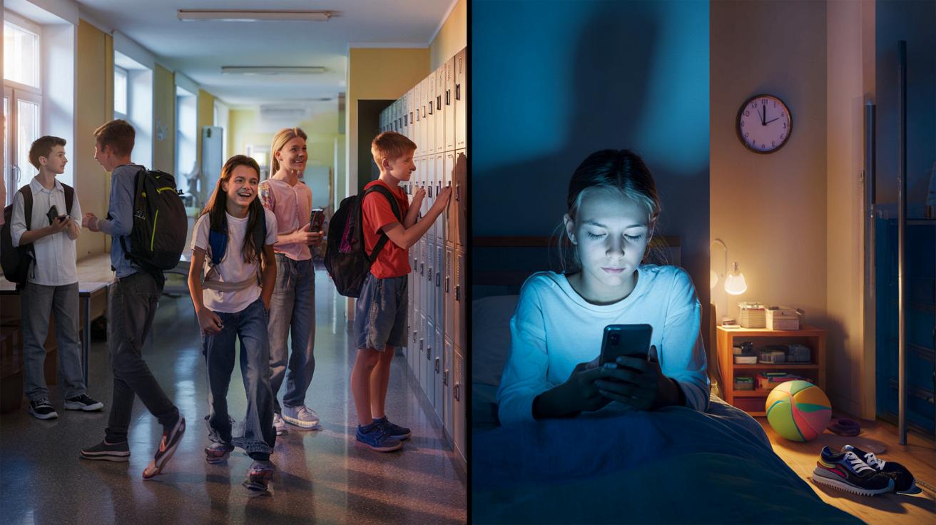 Zakaz smartfonów w szkołach pomaga w relacjach, ale psuje sen i ruch