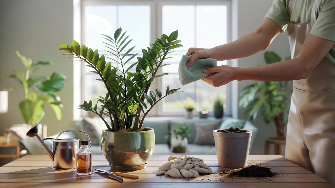 Planujesz wiosenny start dla zamiokulkasa? Te 6 rzeczy zrób najpóźniej do końca marca