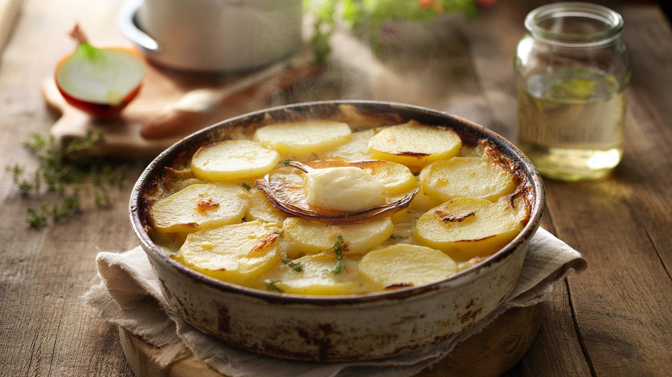 Zapiekanka ziemniaczana z pieca, która odchudza klasyczny gratin i zachwyca Laurenta Mariotte