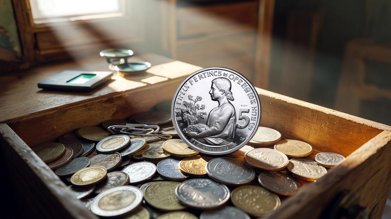 Zapomniana moneta 5 franków z szuflady może dać kilka stówek