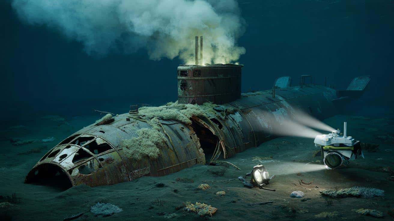 Zapomniany radziecki okręt na dnie morza wciąż promieniuje