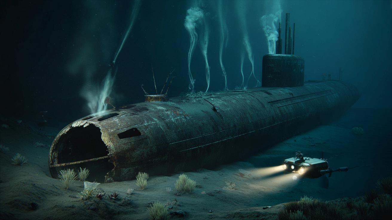 Zapomniany radziecki okręt podwodny cieknie radioaktywnie w Morzu Norweskim