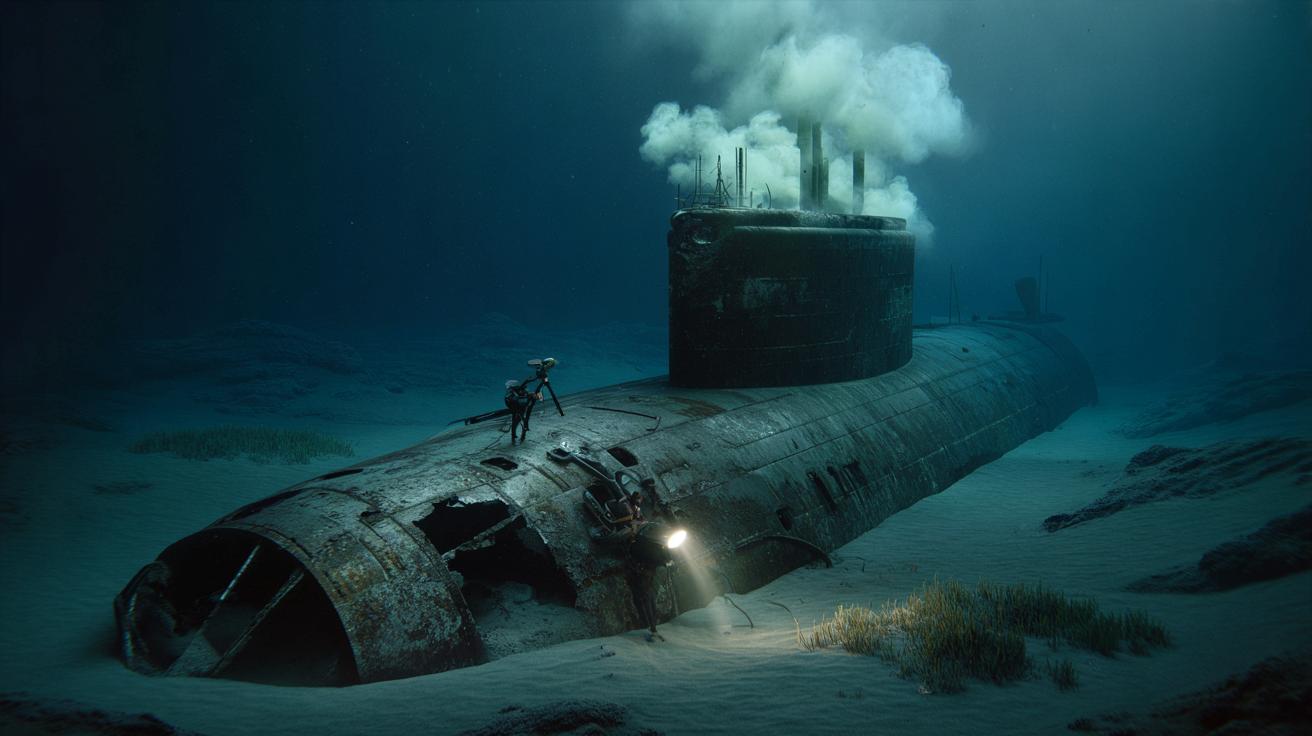 Zapomniany radziecki okręt podwodny sączy promieniowanie w morzu Norweskim