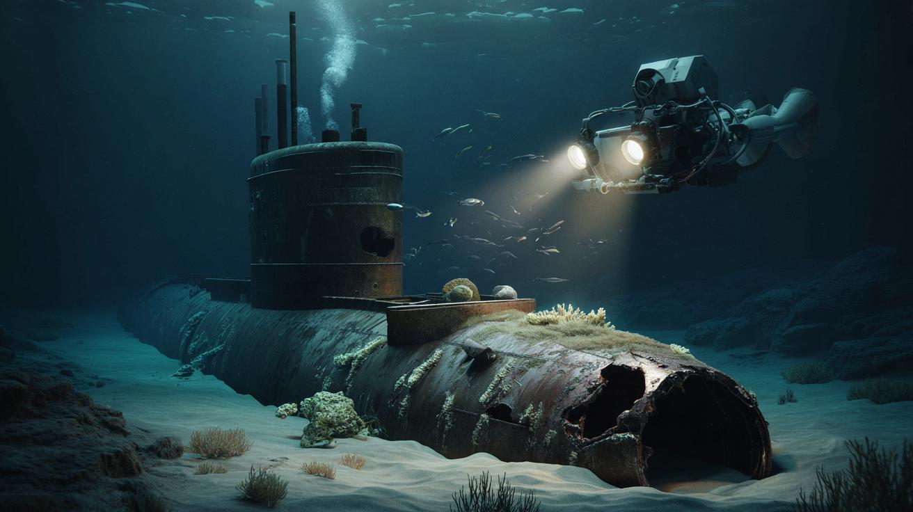 Zapomniany wrak z czasów zimnej wojny przecieka w Morzu Norweskim