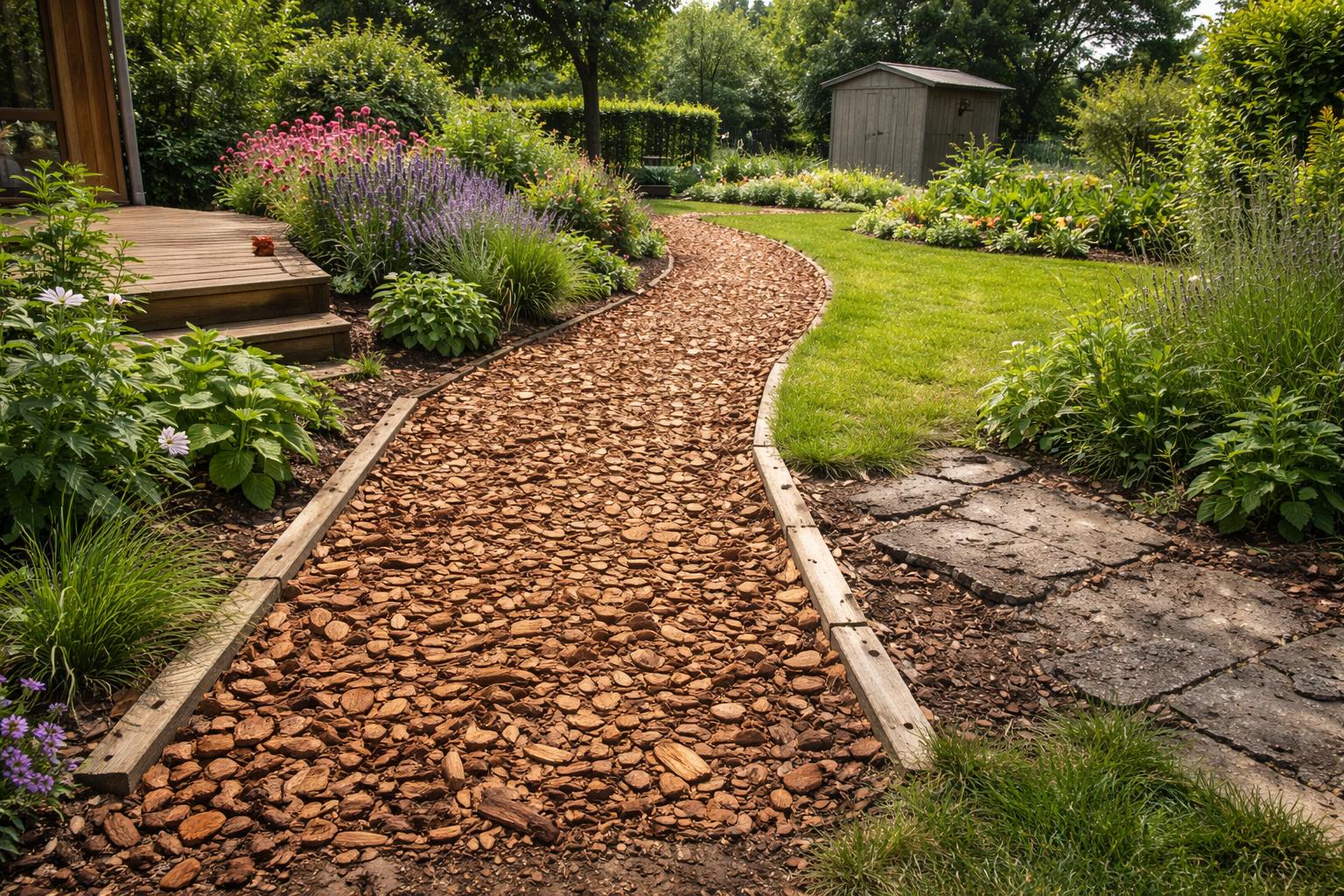 Zapomnij o betonie: prosty ekologiczny chodnik z drewna na jeden dzień