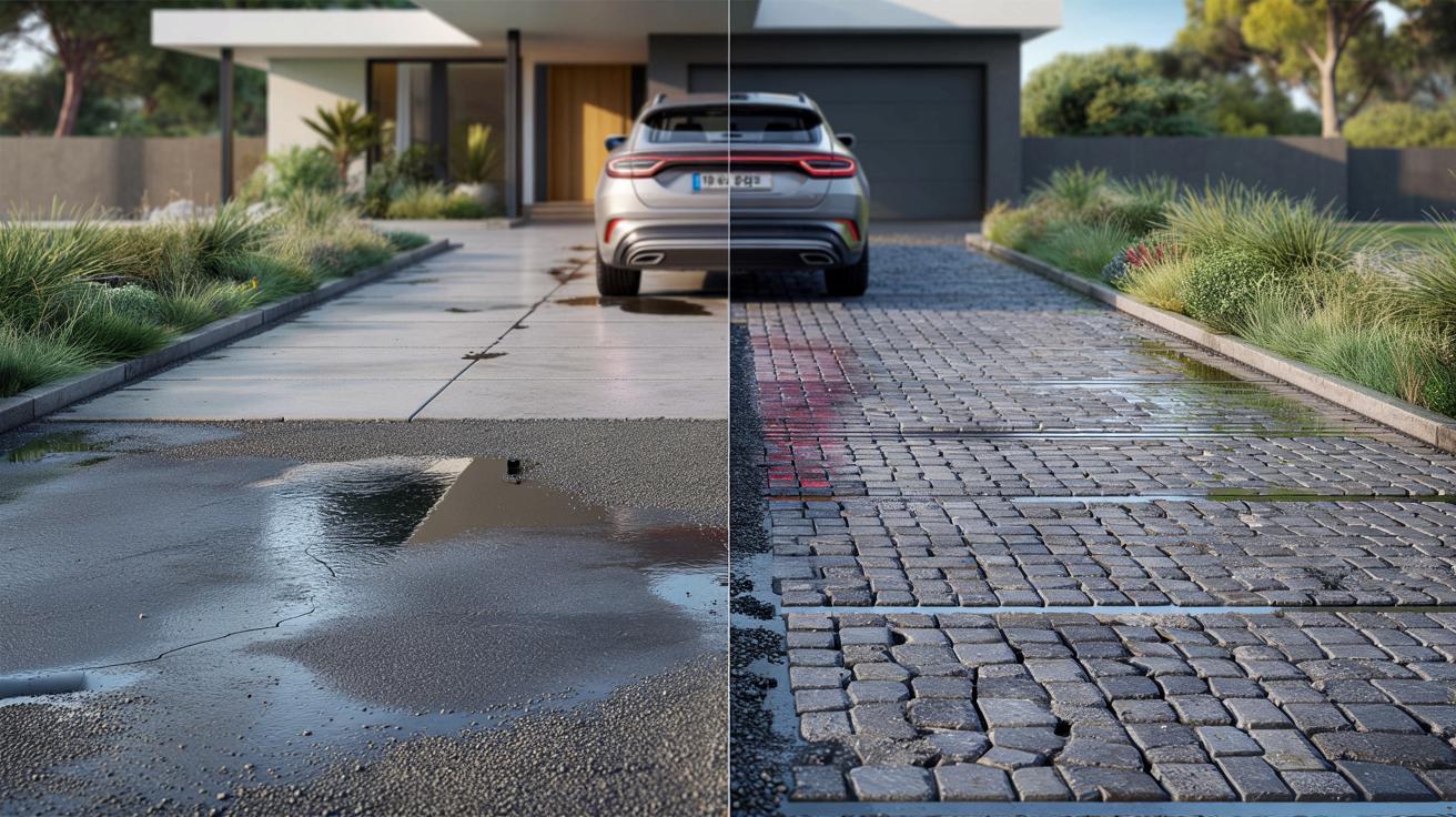 Zapomnij o betonowej płycie: ta tania, przepuszczalna nawierzchnia odmieni podjazd