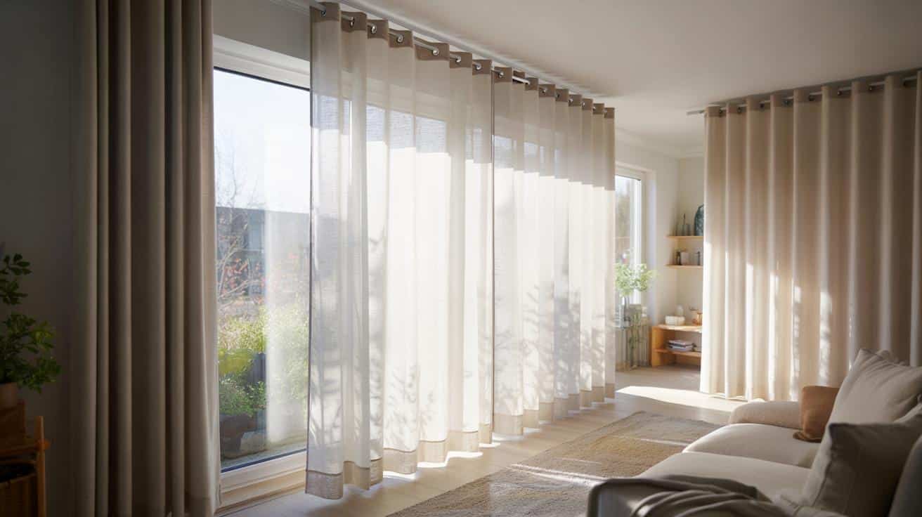 Zapomnij o ciężkich zasłonach. Ten panel z Ikea odmieni salon na wiosnę