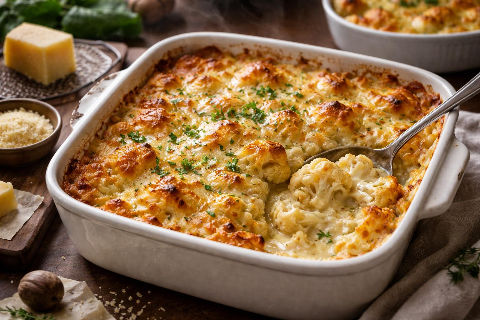 Zapomnij o ciężkiej beszamelce: ta serowa baza robi z gratinu hit