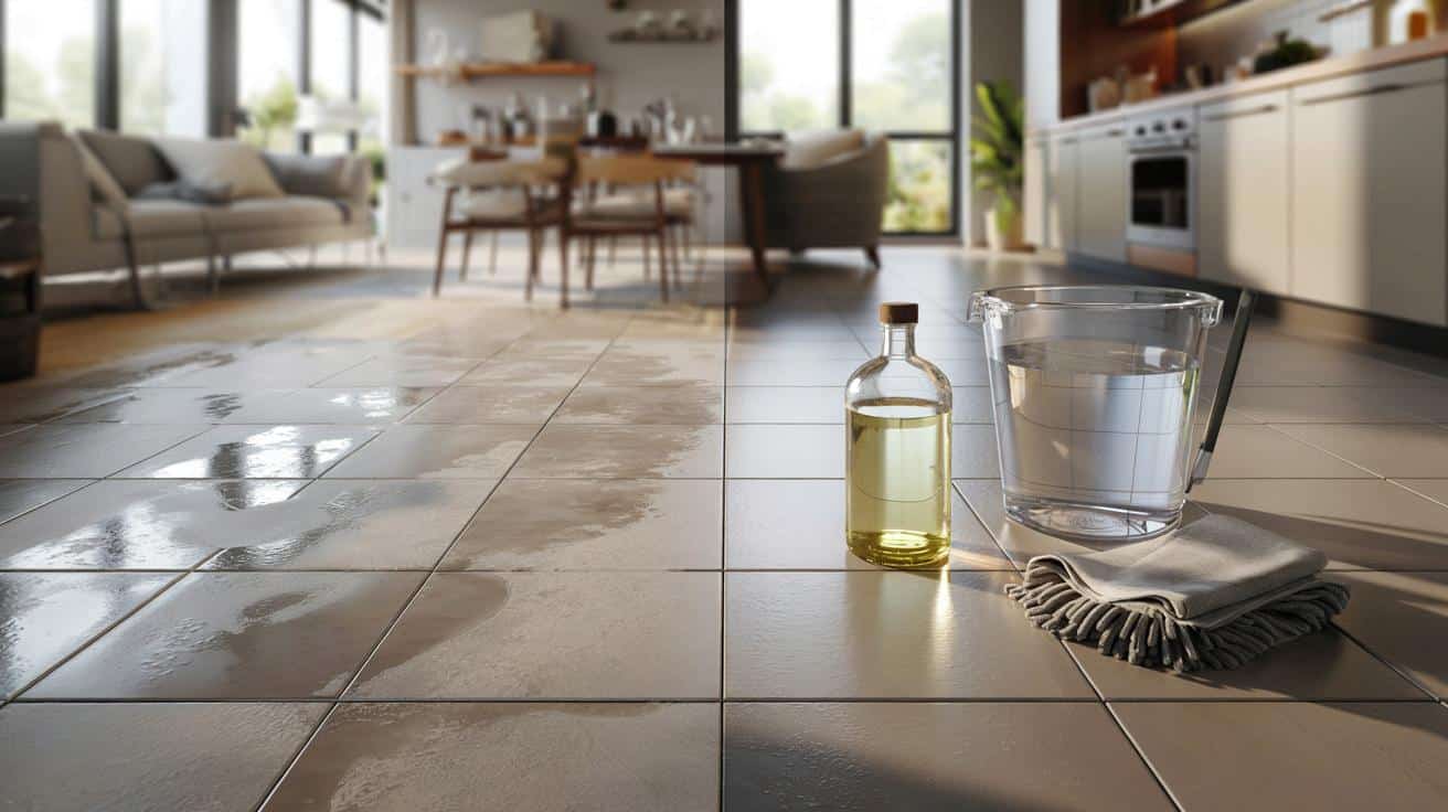 Zapomnij o cytrynie i sodzie: jeden tani płyn z kuchni sprawi, że matowy gres znów zabłyśnie