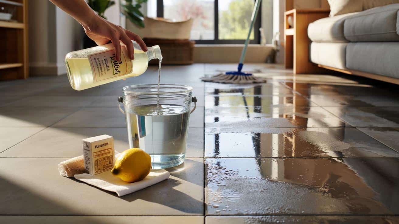 Zapomnij o cytrynie i sodzie: ten jeden produkt sprawi, że matowy gres znowu zabłyśnie