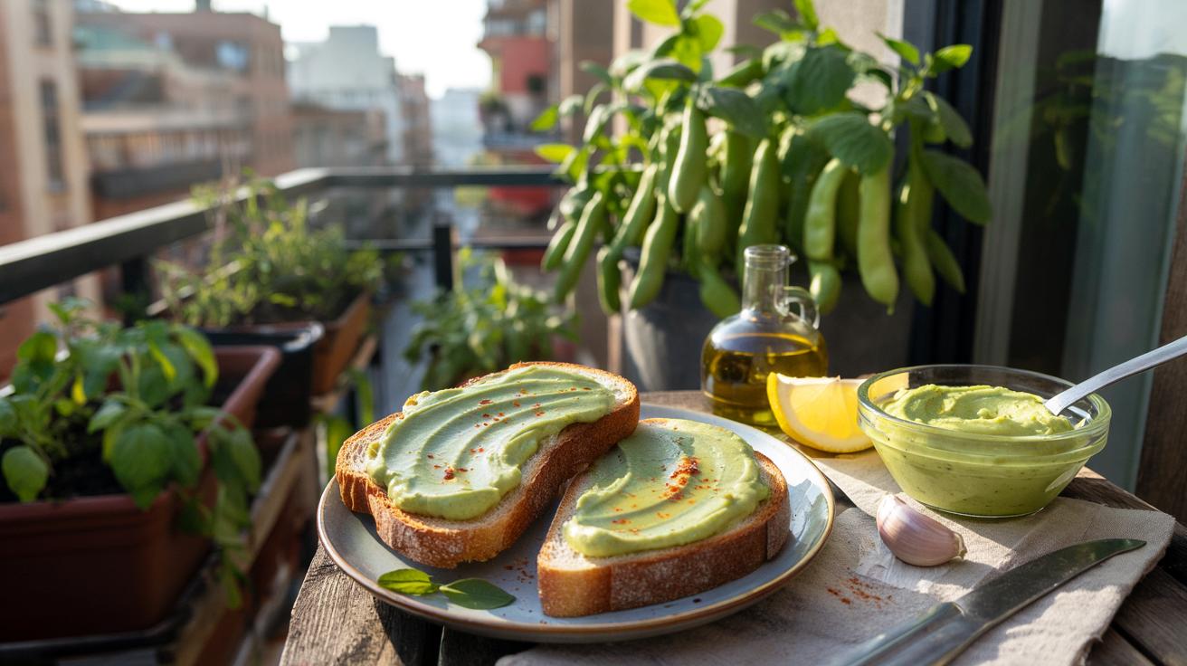 Zapomnij o drogich awokado: ten prosty warzywny krem z balkonu robi furorę na tostach