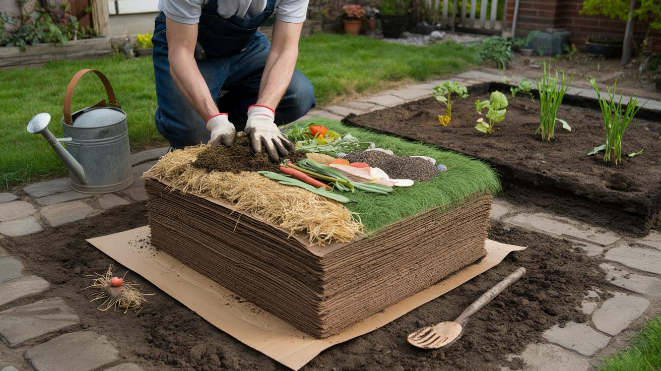 Zapomnij o kopaniu grządek: metoda „lasagne” zrobi to za ciebie