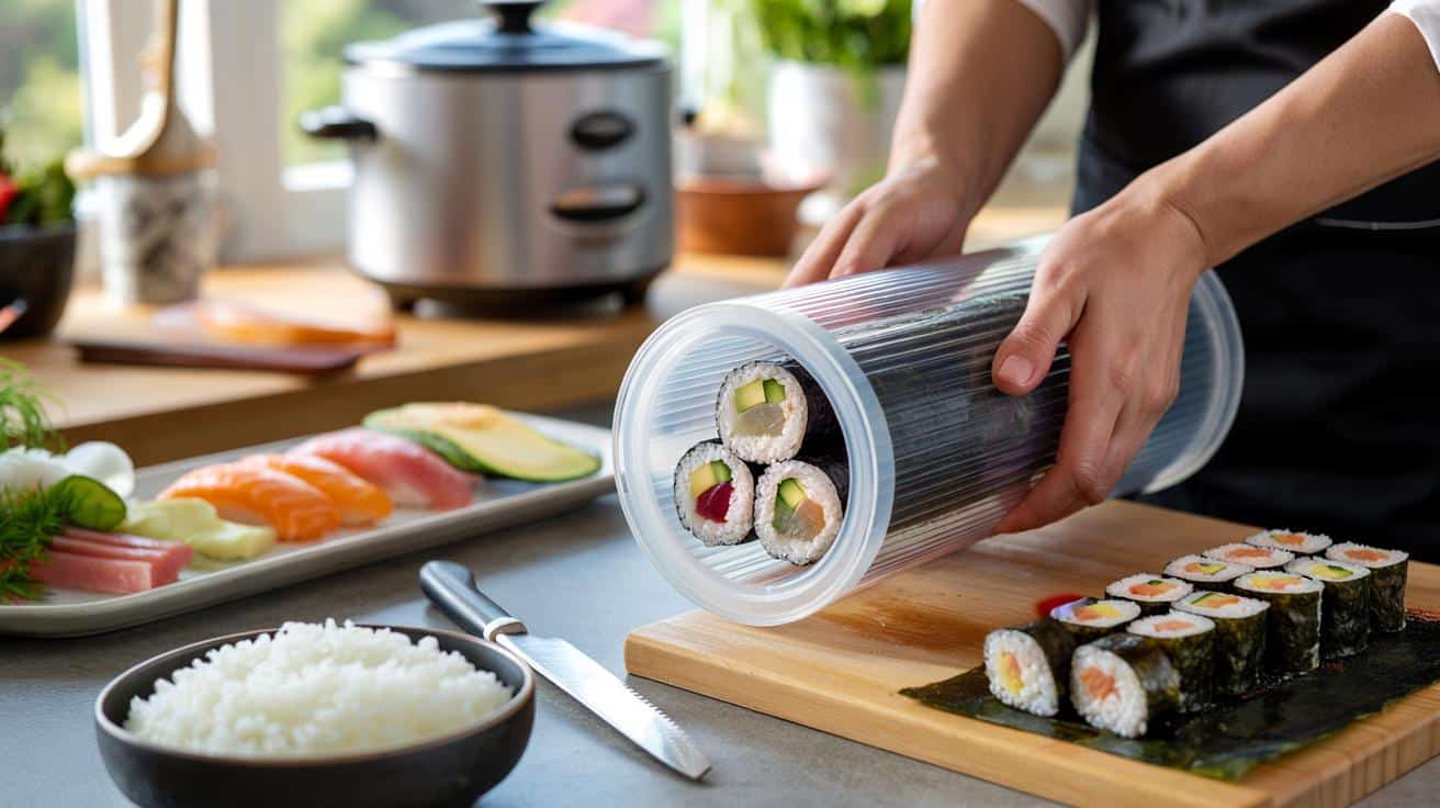 Zapomnij o macie bambusowej: ten gadżet robi sushi jak w barze