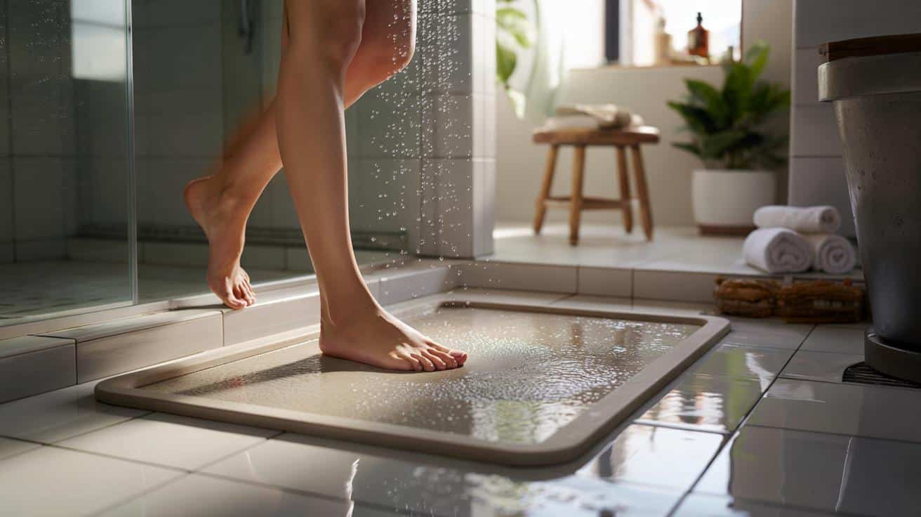 Zapomnij o mokrym dywaniku łazienkowym. Ten kamienny hit schnie w sekundę