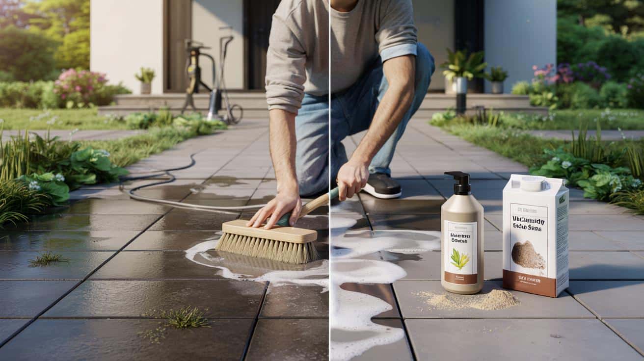 Zapomnij o myjce ciśnieniowej: ten prosty trik czyści taras bez octu