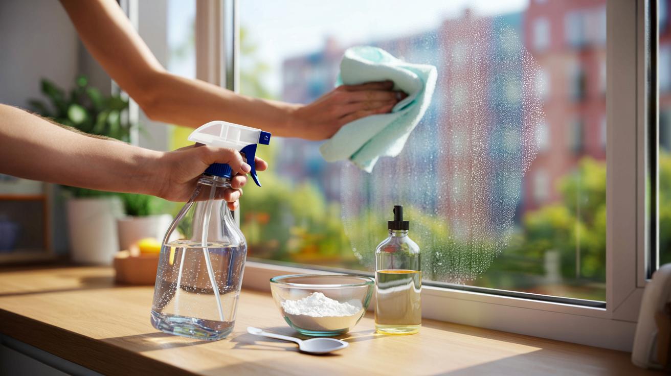 Zapomnij o occie. Ten kuchenny składnik daje szyby bez smug