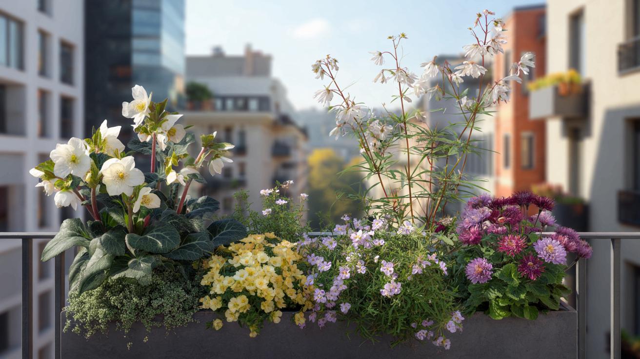 Zapomnij o pelargoniach: 4 niezawodne byliny na kolorowy balkon cały rok