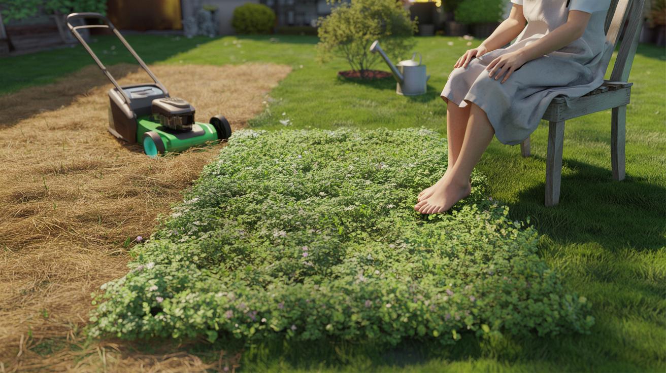 Zapomnij o trawniku z kosiarką. Ta roślina robi ogród „sama”