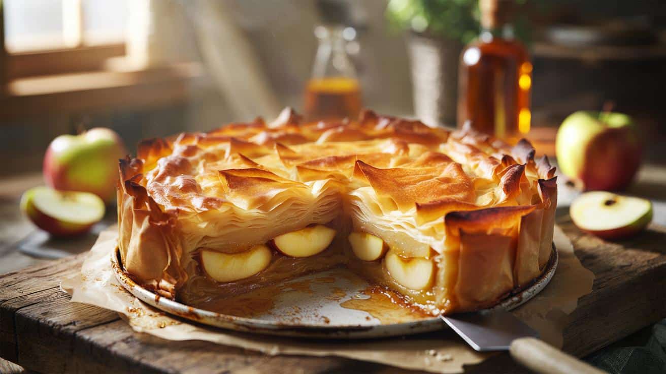 Zapomnij o zwykłej szarlotce: ten chrupiący deser z jabłkami robi furorę