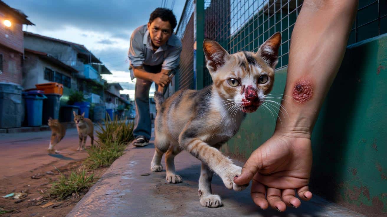 Zarażone koty przenoszą groźnego grzyba na ludzi i inne zwierzęta