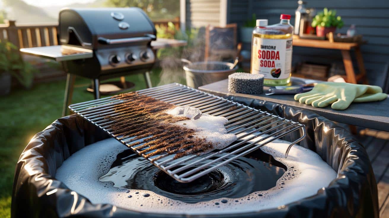Zardzewiała kratka z grilla? Ten prosty trik z szafki ratuje ją w jedną noc