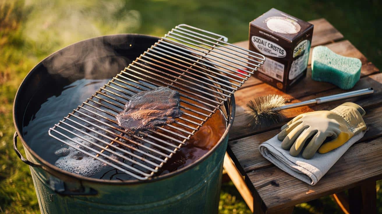 Zardzewiała kratka z grilla? Ten tani trik z kuchni robi cuda