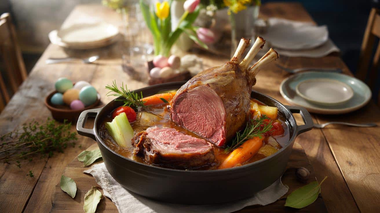 Zart wie Butter: Omas Lammkeule aus dem Ofen für Ostern