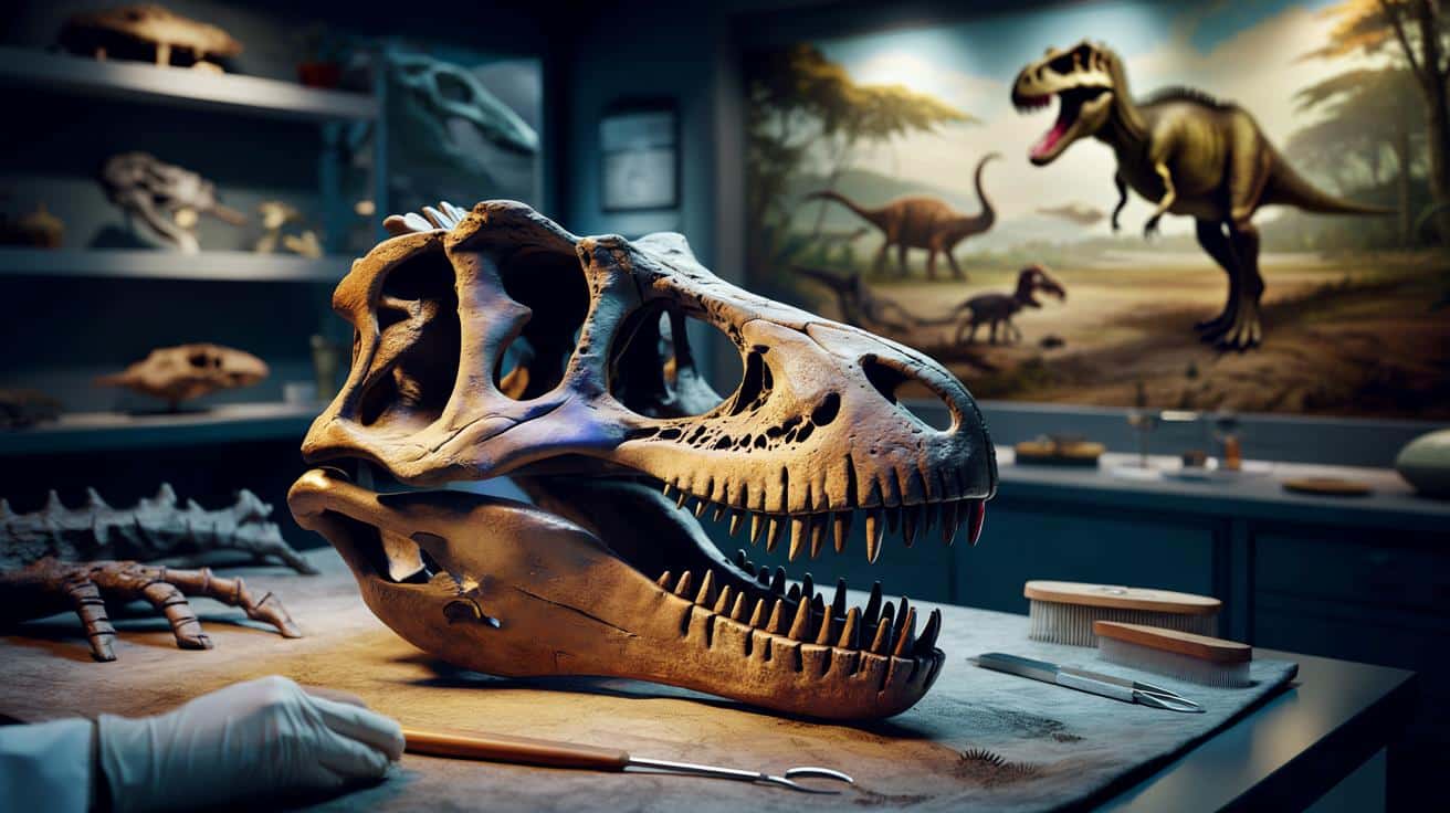 Zaskakujące znalezisko: ząb T. rexa zaklinowany w czaszce ofiary