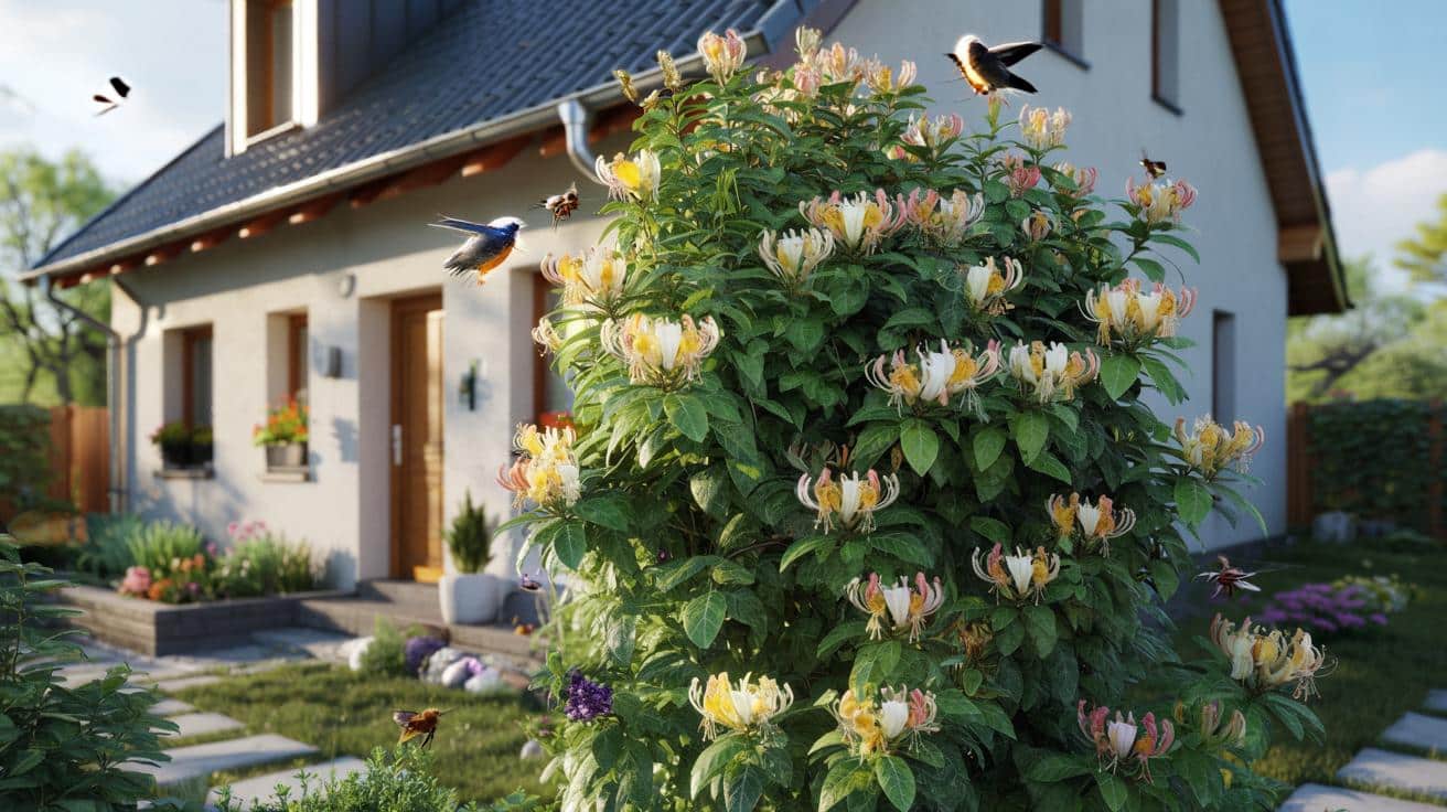 Zasłoni mur i przyciągnie ptaki: ta zimozielona pnąca odmieni ogród już w kwietniu