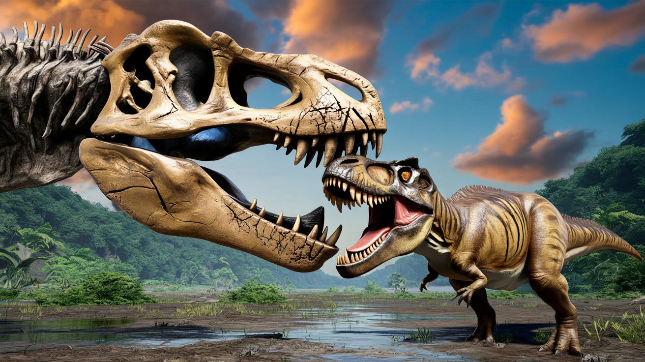 Zatknięty ząb T. rexa w czaszce ofiary. Nowe spojrzenie na polowanie dinozaurów