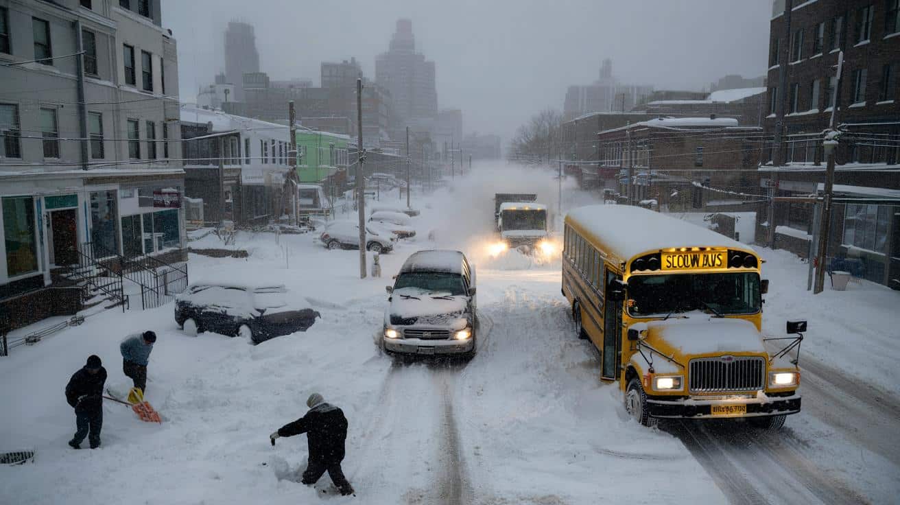 Zawieja w New Jersey: śnieg paraliżuje codzienne życie mieszkańców