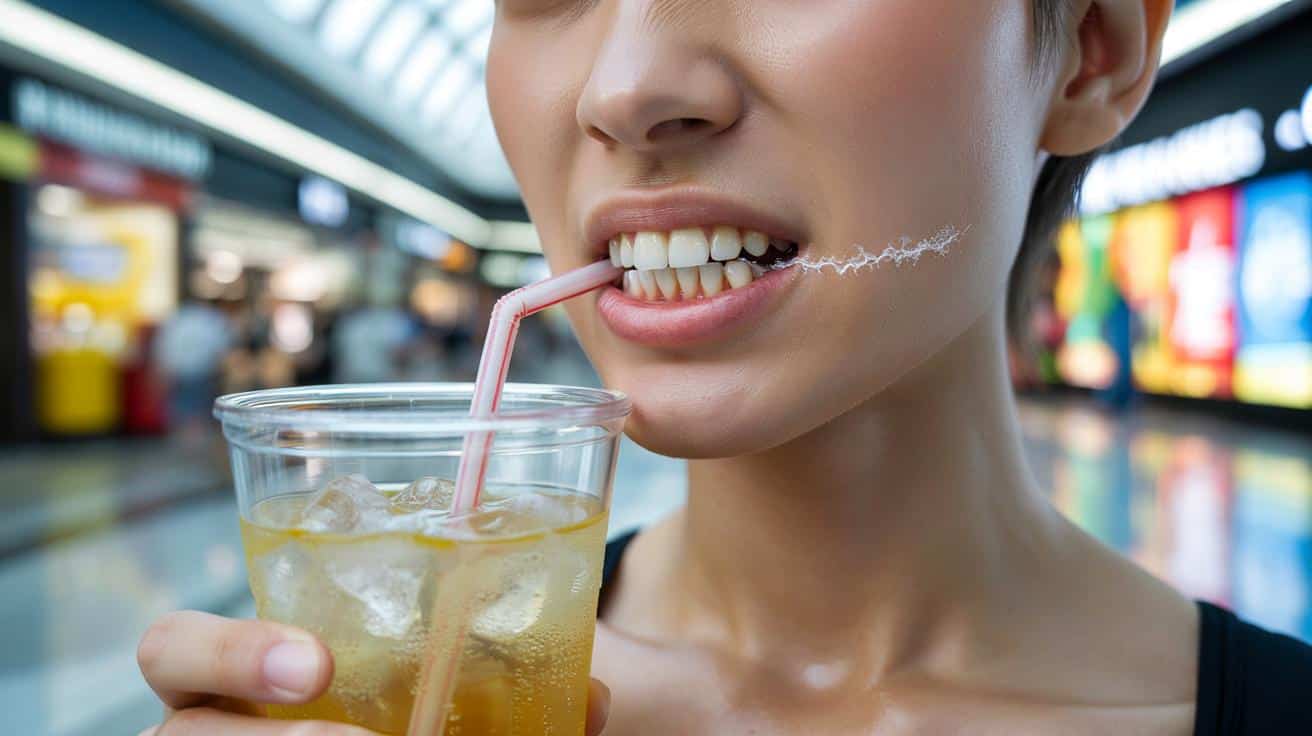 Zawsze pijesz przez słomkę zimne napoje? Zęby bardzo tego nie lubią