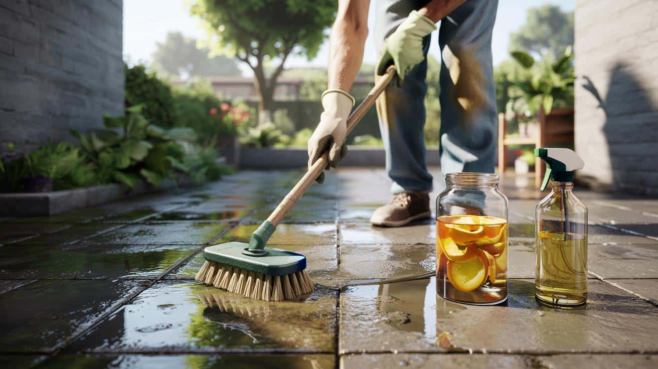Zielony nalot znika z tarasu w 5 minut: prosty trik z kuchni