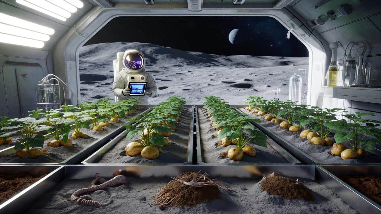 Ziemniaki na Księżycu? Naukowcy NASA sprawdzają kosmiczną uprawę