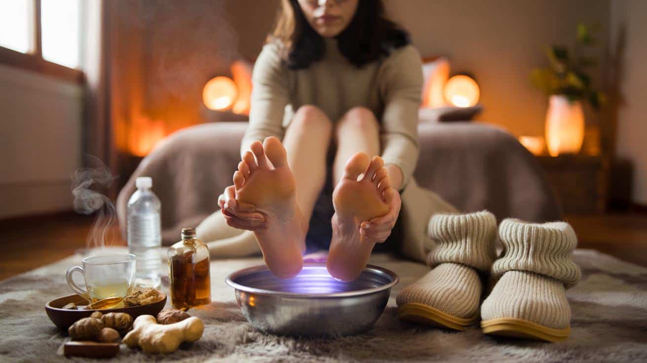 Zimne stopy wieczorem? Sprawdź, co oznaczają i jak je ogrzać
