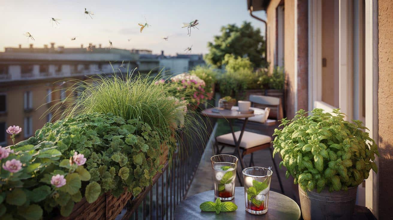 Zamiast sprayu z drogerii: te zioła naprawdę zniechęcają komary na balkonie
