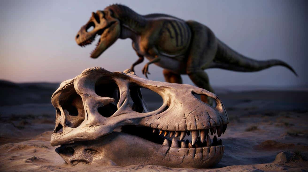 Złamany kieł T. rexa w czaszce ofiary odsłania brutalne polowanie