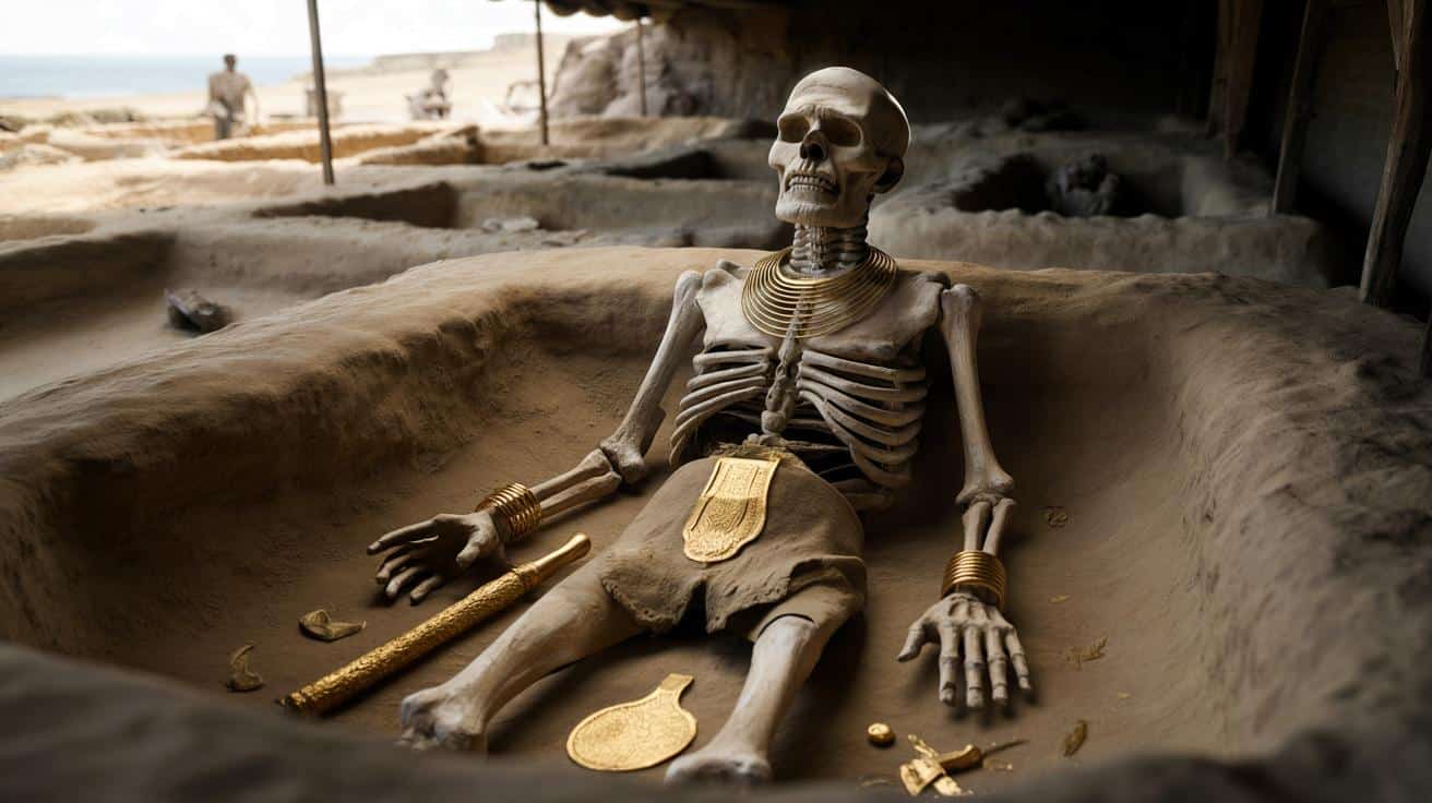 Złota nekropolia sprzed 6600 lat: grób, który zmienia historię
