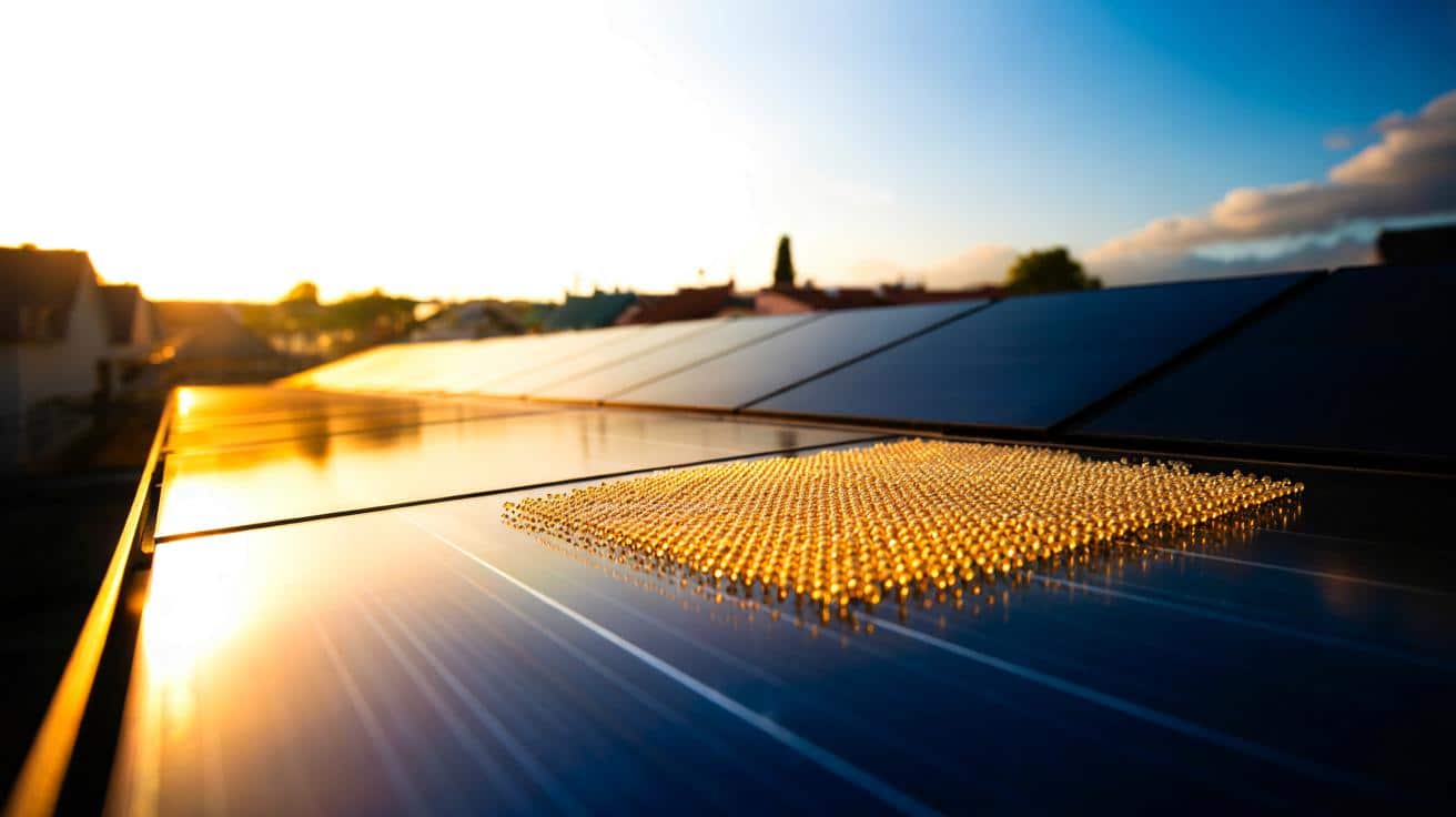 Złote kulki dla fotowoltaiki. Nowa metoda może wycisnąć więcej słońca