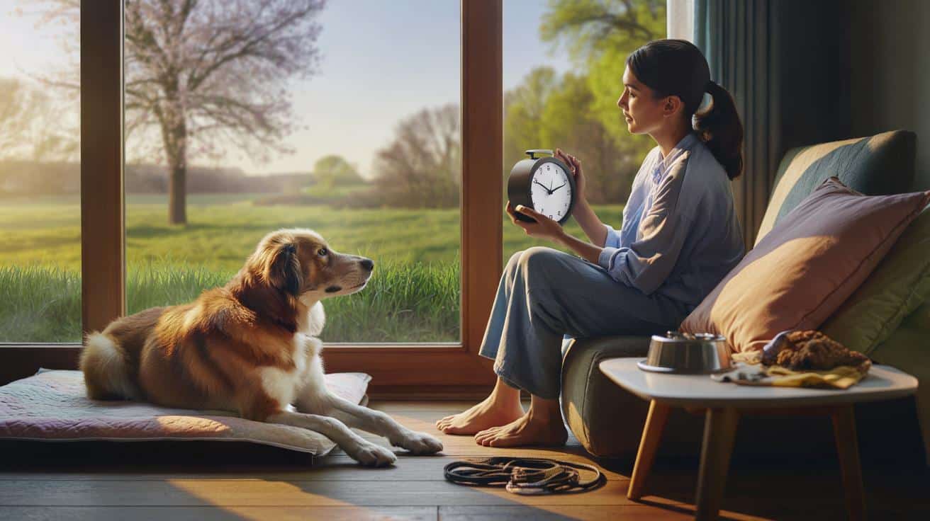 Zmiana czasu na wiosnę: prosty sposób, by nie zestresować psa