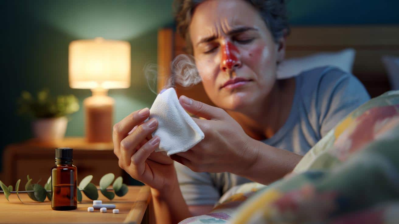 Zmocz chusteczkę w olejku eukaliptusowym a katar mija w jeden wieczór bez tabletek