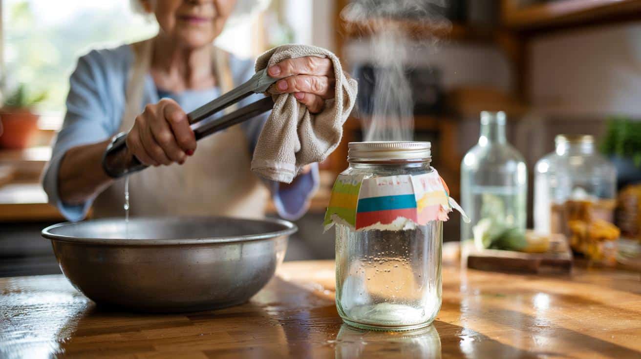 Zmocz ściereczkę w gorącej wodzie a przyklejona etykieta schodzi bez żadnych śladów