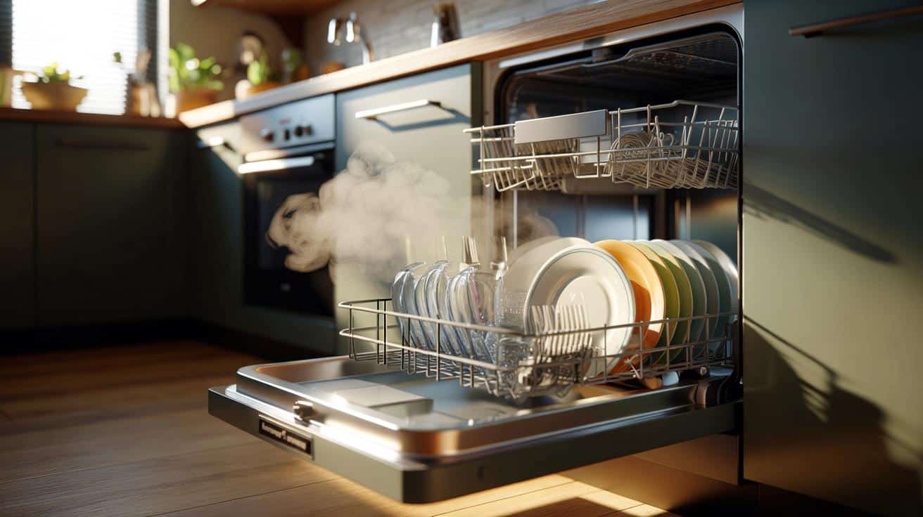 Zmywarka skończyła pracę. Kiedy otworzyć drzwiczki, żeby nie szkodzić naczyniom?