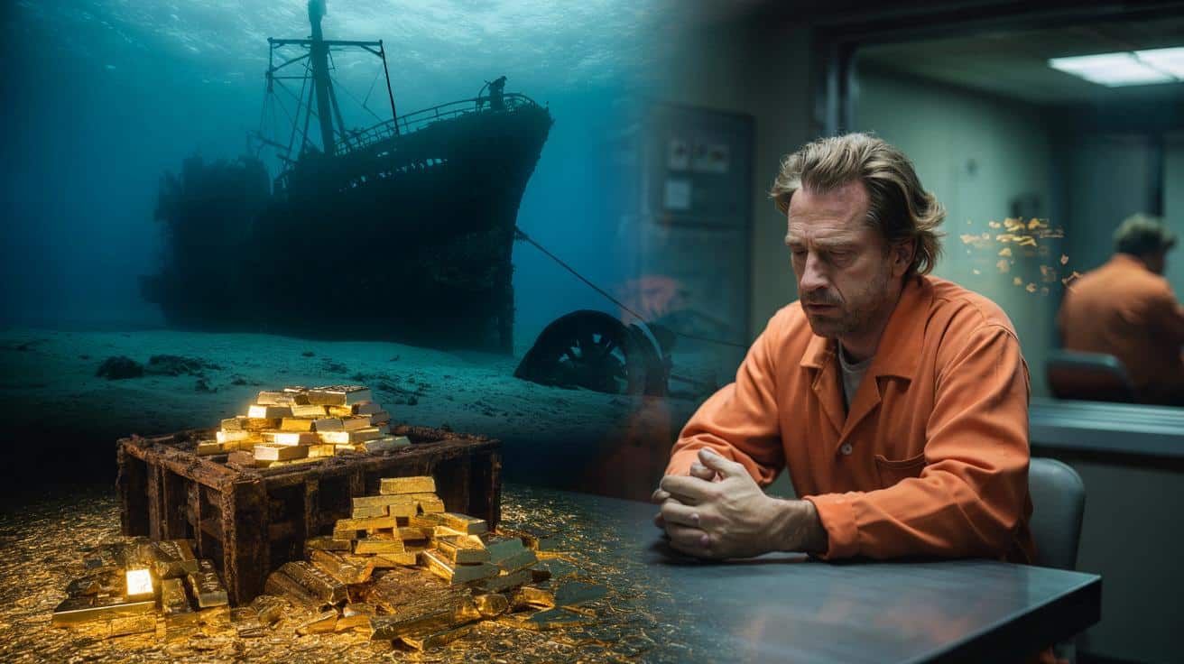 Znalazł 13 ton złota na dnie oceanu. Wybrał więzienie zamiast ujawnić, gdzie jest skarb