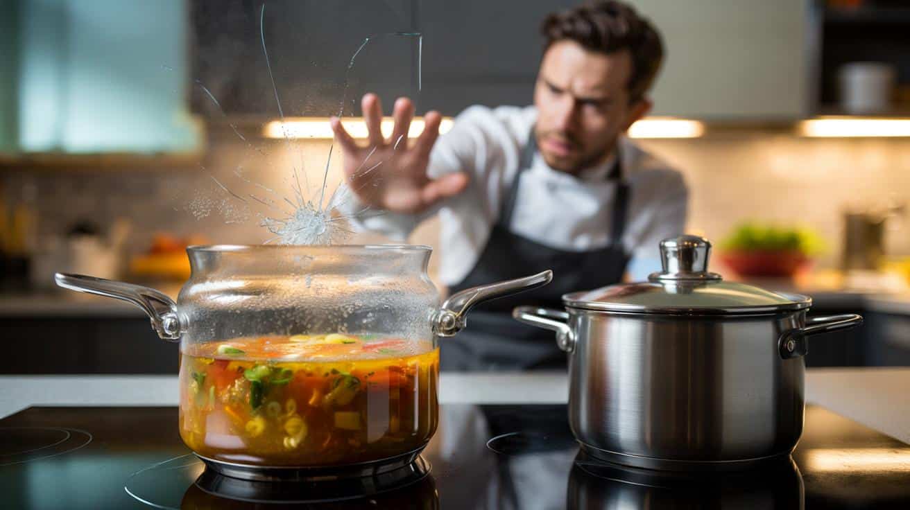 Znany szef ostrzega przed modnym garnkiem z przezroczystego szkła. „Może pęknąć w sekundę”