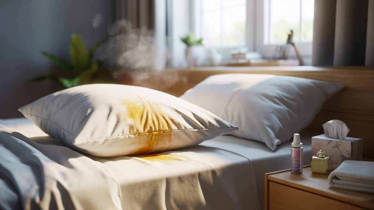 Żółte plamy na poduszce? Sprawdź, co twoje łóżko mówi o zdrowiu