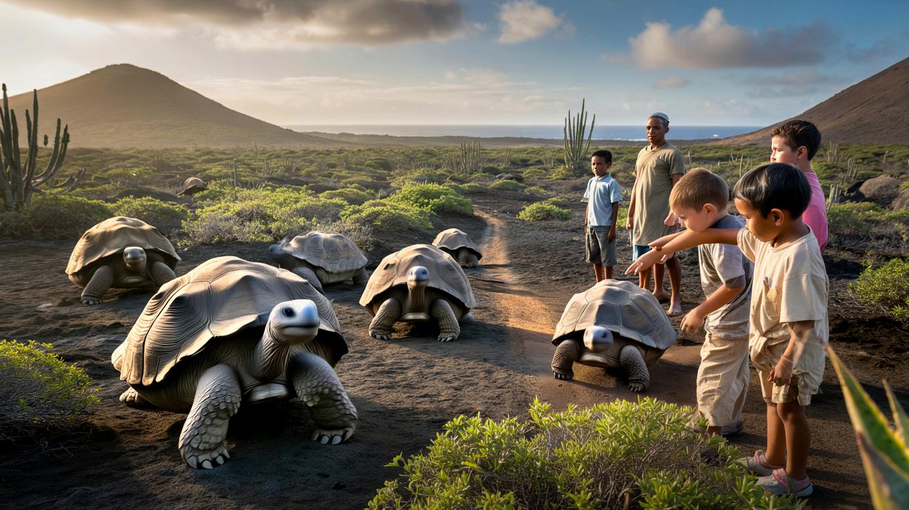 Żółwie olbrzymie wracają na Galapagos po 180 latach nieobecności